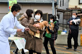 3面：狂犬病予防注射スタート　糸魚川市　１７日まで全４６カ所　新型コロナ予防策取り実施