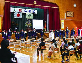1面：１４小学校で卒業式　大和川小　立派に成長、母校巣立つ　糸魚川市